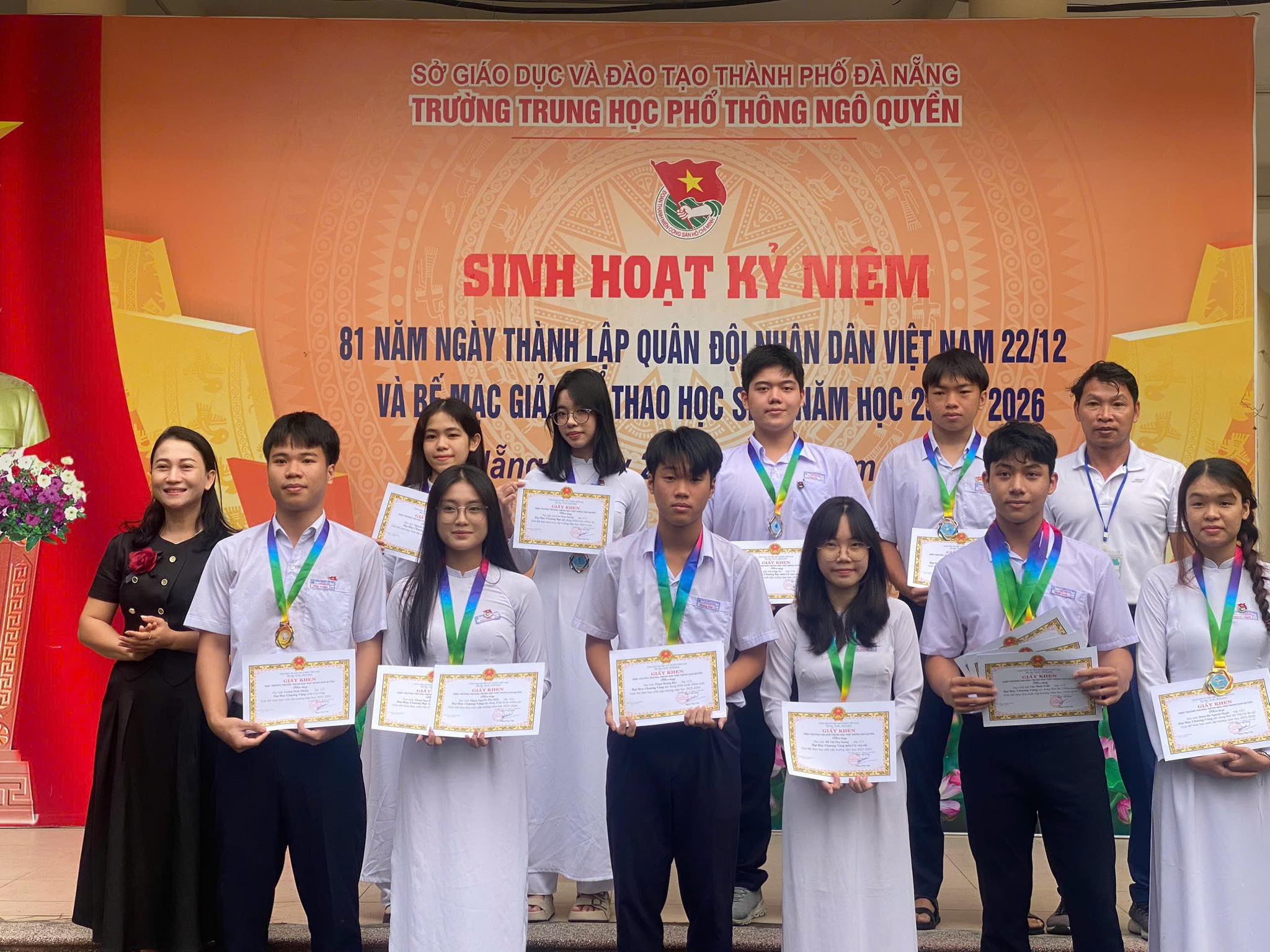 Bế mạc Giải Thể thao học sinh cấp trường năm học 2025-2026.